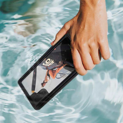 1940s Navy Pin-Up Girl On Corsair Fighter Plane Galaxy Note 10 Waterproof Case